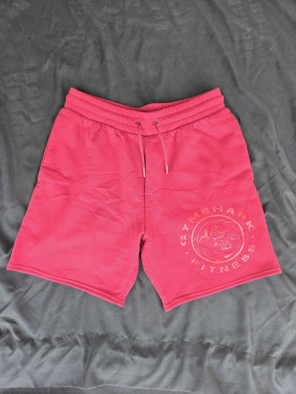 Gymshark Men’s Burgundy‎  Logo Fleece Shorts